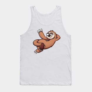 Lazy Sloth Greeting Tank Top